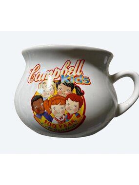 Campbells Kids 100 Year Celebration Soup Mug 2003 Houston Harvest